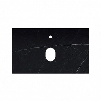 Столешница La Fenice Granite Black Olive Light Lappato Terra 80 см, черная арт. 183593