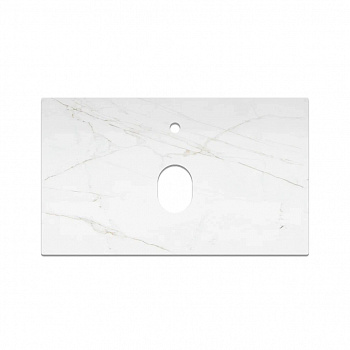 Столешница La Fenice Granite Gray Structural Terra 80 см, белая арт. 183594