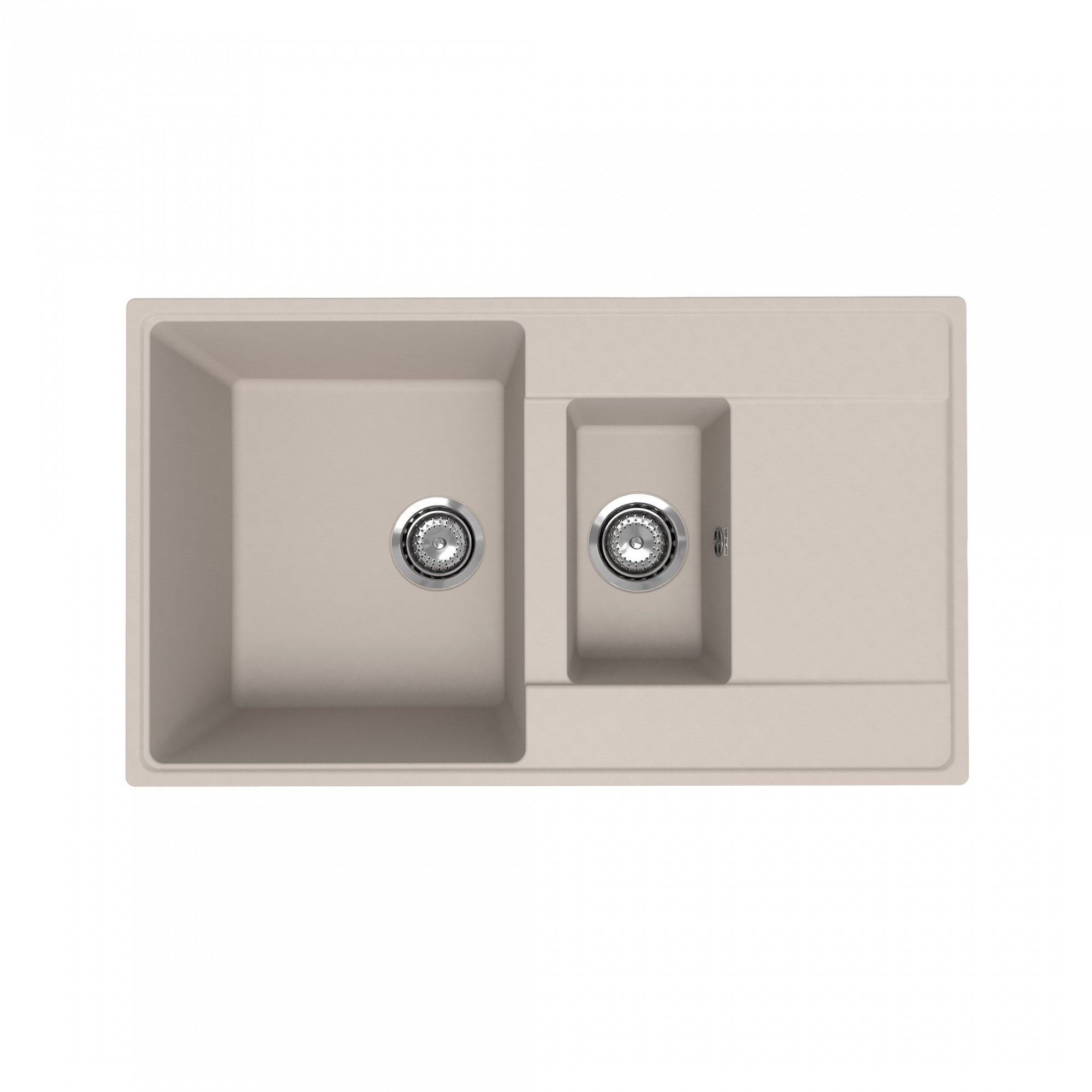 Кухонная мойка Ulgran Quartz Prima 860 1,5K-02, лен арт. 185293