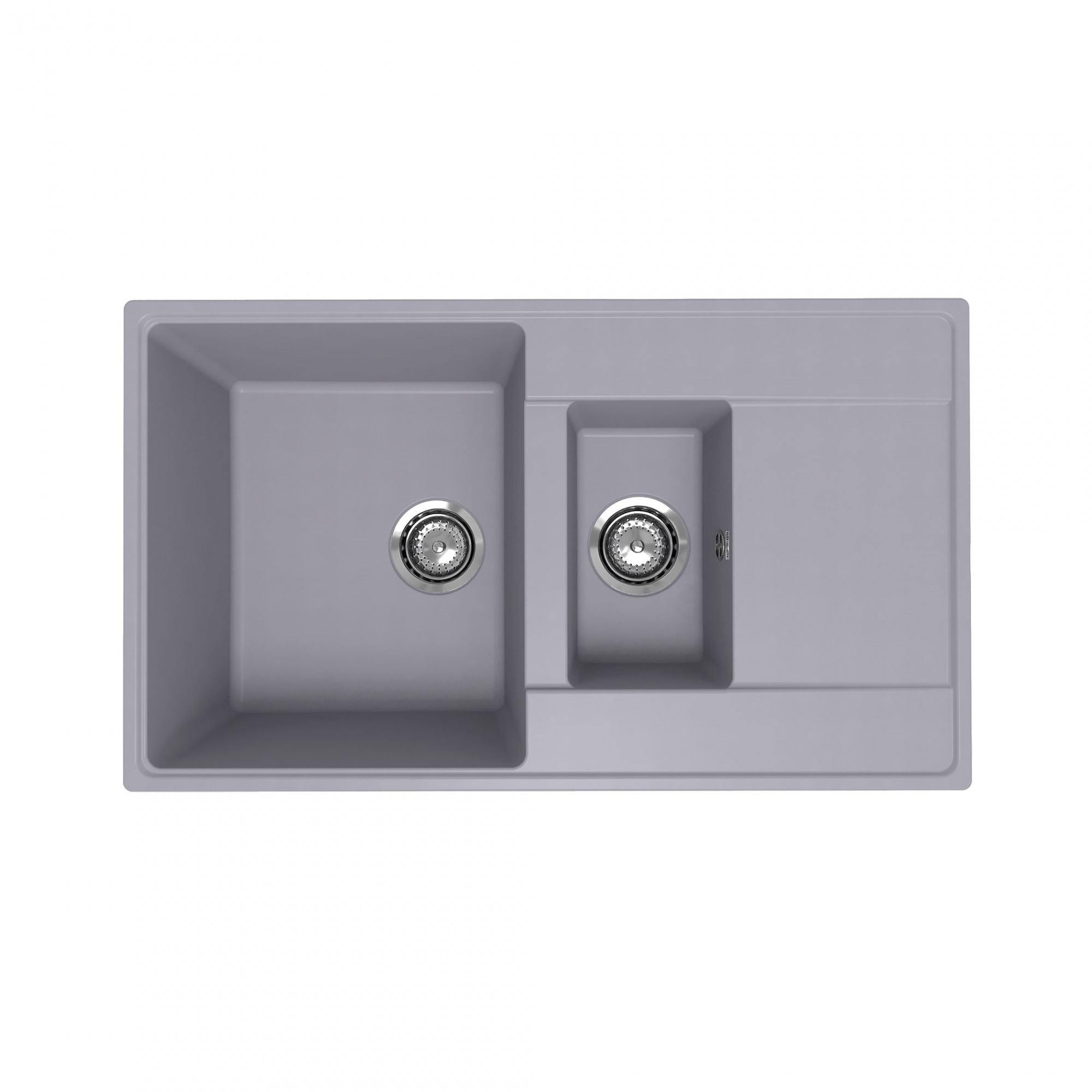 Кухонная мойка Ulgran Quartz Prima 860 1,5K-05, бетон арт. 185296