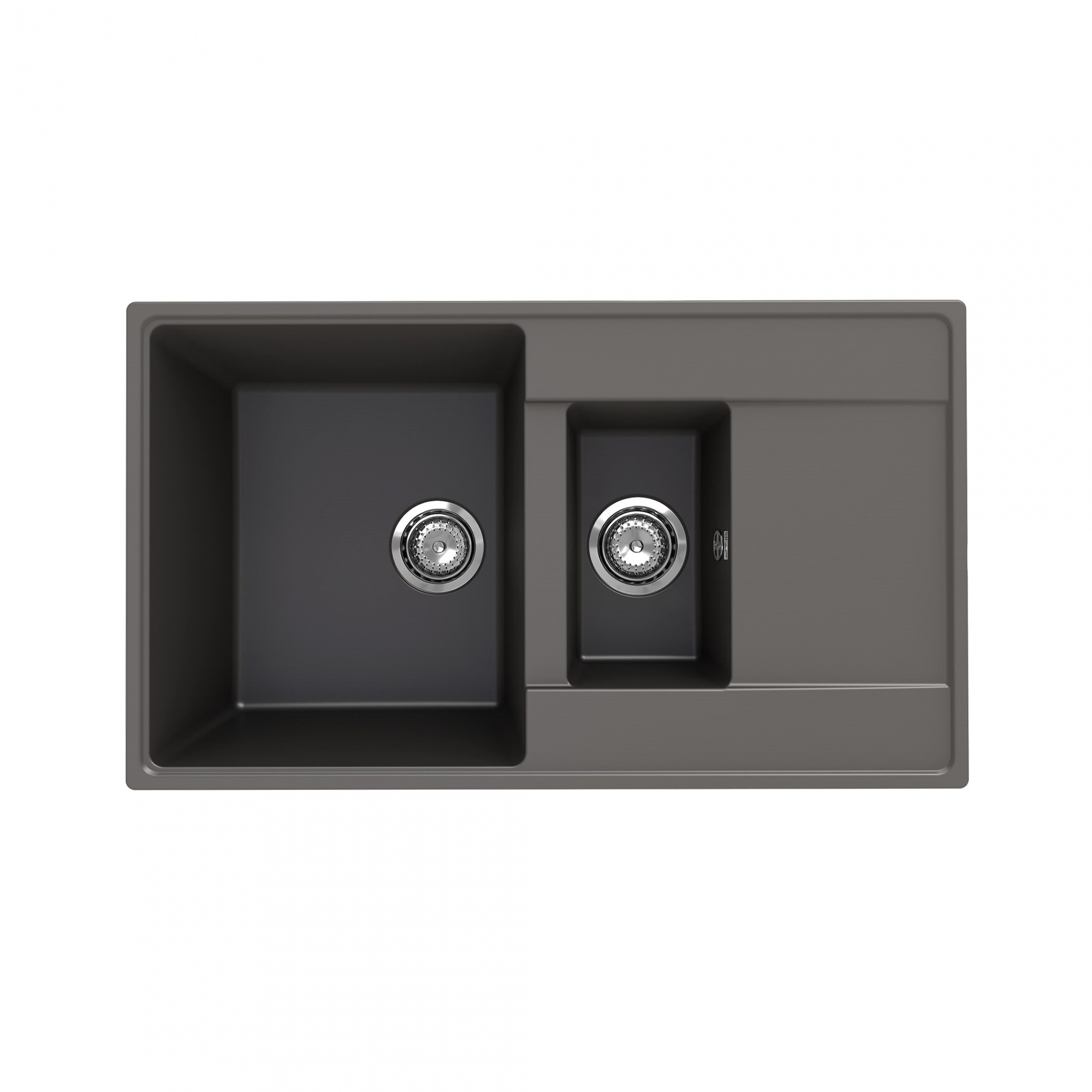 Кухонная мойка Ulgran Quartz Prima 860 1,5K-09, асфальт арт. 185300