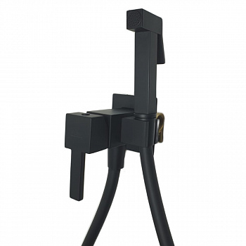 Гигиенический душ со смесителем Webert Pegaso PE870303560, черный арт. 188964