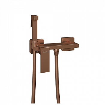 Гигиенический душ со смесителем Knotlor FHS02S0RB, бронза арт. 189677