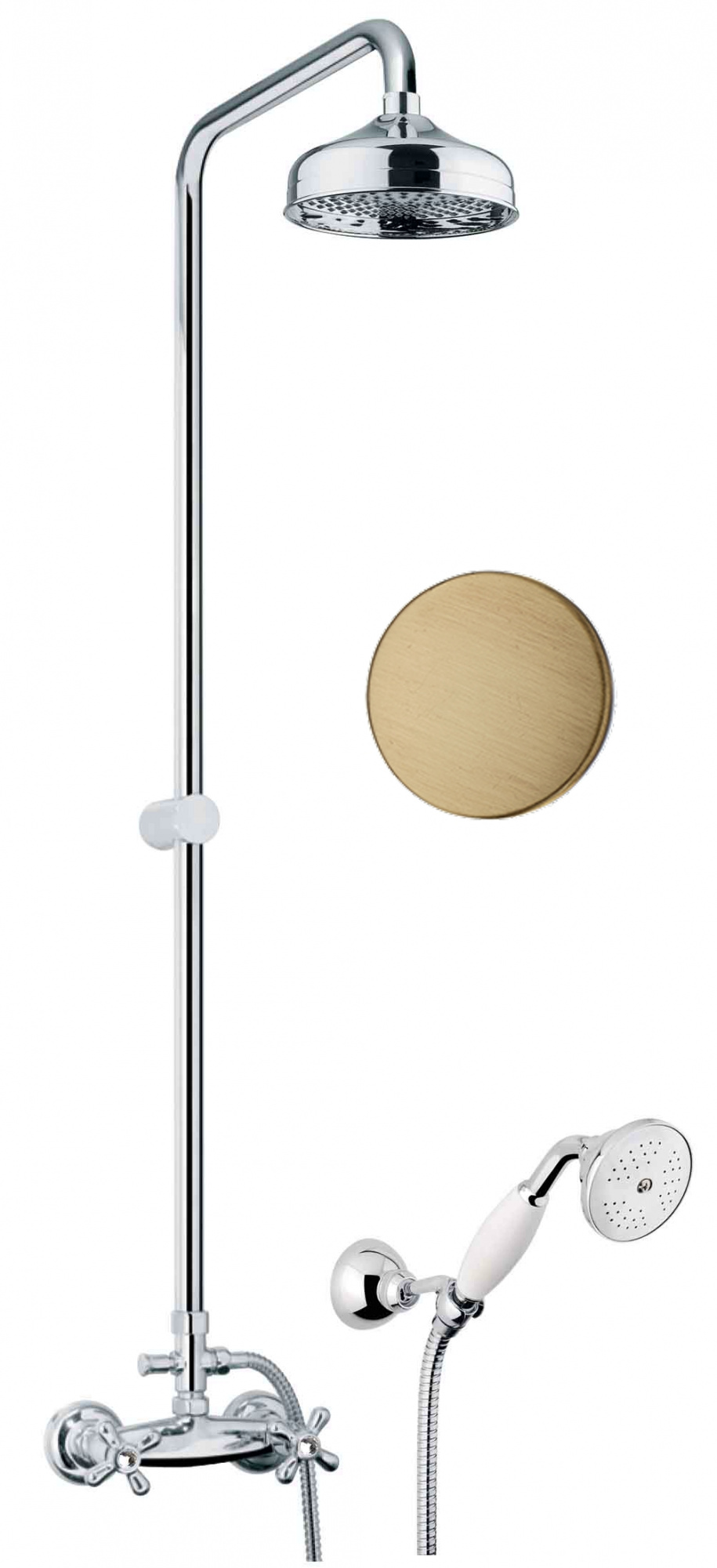 Душевая система Fiore MARGOT SKY (SWAROVSKI®) 01ZZ0620, бронза арт. 190906