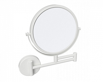 BEMETA WHITE Косметическое зеркало круглое, 3х, Ø190 мм, белый арт. 30481