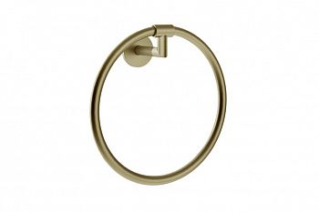 GESSI ANELLO Полотенцедержатель настенный кольцевой, Brushed Brass PVD арт. 30508
