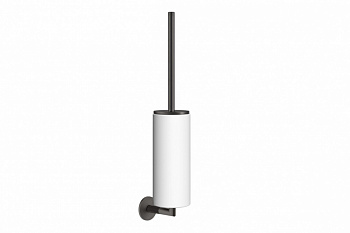 GESSI INGRANAGGIO Ершик настенный белый/Black Metal Brushed PVD арт. 30511