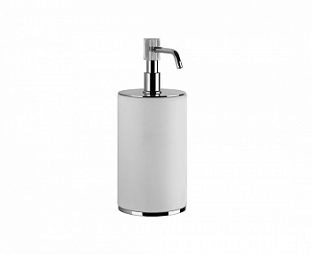 GESSI VENTI20 Дозатор для жидкого мыла, настольный, белый/Chrome арт. 30645