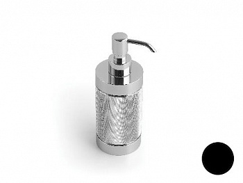 BERTOCCI OFFICINA 01 Дозатор для жидкого мыла настольный, черный матовый арт. 30786