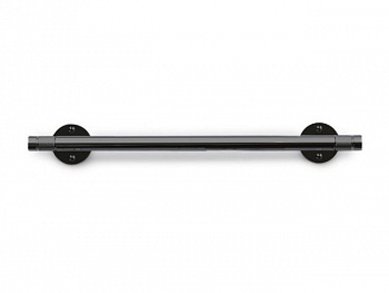 BERTOCCI OFFICINA 01 Полотенцедержатель 50 см, матовый черный арт. 30806