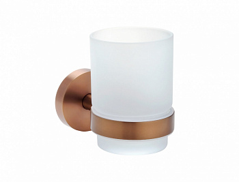 BEMETA AMBER Держатель зубных щеток стакан, Coffee-Gold PVD Mat арт. 30936