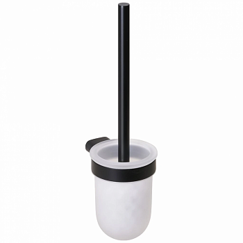 BEMETA ORGANIC Ершик подвесной (стекло), 95х122х360 мм, черный матовый/матовое стекло арт. 31787
