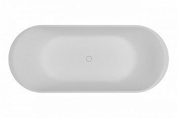RIHO VALOR Ванна свободностоящая 170x72 см, 218 л, SOLID SURFACE - белый матовый арт. 32096