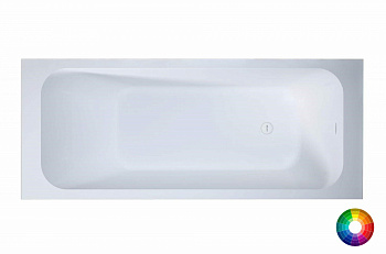 Salini ORLANDA KIT 170 Ванна встраиваемая 1700х800х600 мм, S-Sense, RAL глянцевый арт. 32160