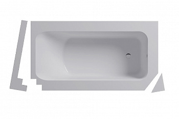 Salini ORLANDA PLUS KIT 190 Ванна встраиваемая 1900х1004х600 мм, S-Sence - белый матовый арт. 32224