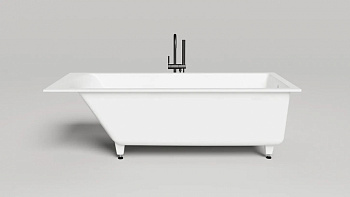 Salini CASCATA 170 Ванна встраиваемая 1700x700x552 мм, S-Stone, белый матовый арт. 32339