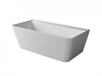 NOKEN PURE LINE Ванна акриловая свободностоящая 168x82 см, слив в центре, белый блестящий арт. 32370