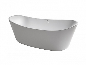 NOKEN LOUNGE FLUID Ванна акриловая свободностоящая без гидромассажа, 170х80х62H см, белый матовый арт. 32447