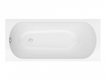 KOLPA BETTY E2 BASIS Ванна акриловая на ножках со сливом-переливом, 180x80 см, белый/хром арт. 161465