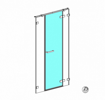 RADAWAY Arta Door G 820 L Дверь душевого ограждения, хром+/прозрачное арт. 32609
