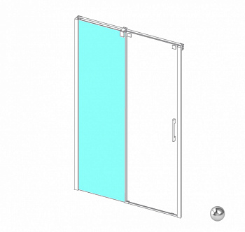 RADAWAY Espera DWJ front wall 550 L Боковая стенка, хром/прозрачное арт. 32619