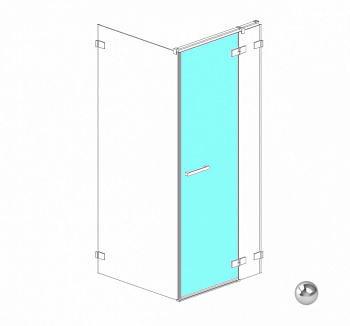 RADAWAY Euphoria KDJ Door G 612 R Дверь, хром/прозрачное арт. 32630