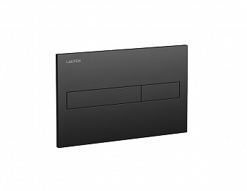 LAUFEN AW1 Смывная клавиша, двойной смыв, Черный матовый арт. 32847