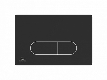 IS OLEAS M1 Механическая панель смыва, двойной смыв, A6 Black (Черный) арт. 32866