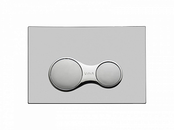 VITRA Sirius Кнопка смыва для инсталляций, матовый хром арт. 32891
