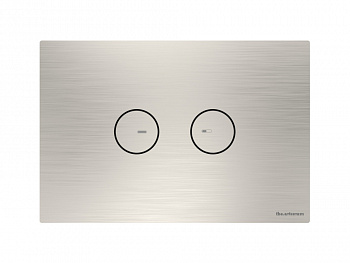 ART CERAM INOX 715 Клавиша двойного смыва для унитаза, нержавеющая сталь арт. 32936