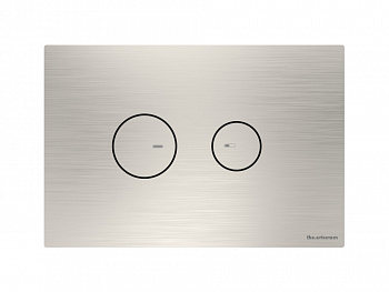 ART CERAM INOX 714 Клавиша двойного смыва для унитаза, нержавеющая сталь арт. 32937