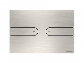 ART CERAM INOX 713 Клавиша двойного смыва для унитаза, нержавеющая сталь арт. 32938
