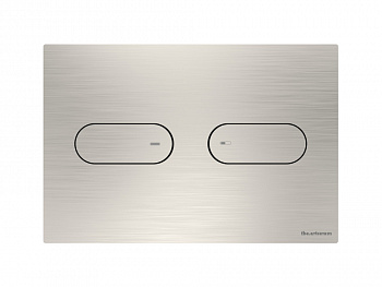 ART CERAM INOX 711 Клавиша двойного смыва для унитаза, нержавеющая сталь арт. 32940