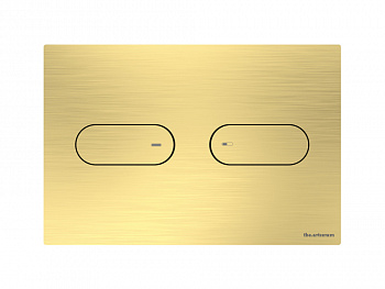 ART CERAM INOX 711 Клавиша двойного смыва для унитаза, Gold арт. 32941