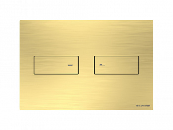 ART CERAM INOX 710 Клавиша двойного смыва для унитаза, Gold арт. 32944