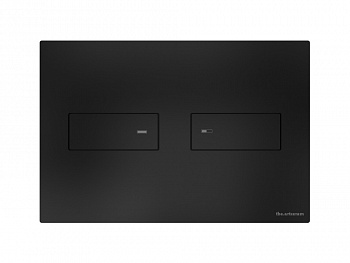 ART CERAM INOX 710 Клавиша двойного смыва для унитаза, Black Matt арт. 32945