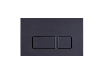 LOGAN SPACE Кнопка смыва двойная, Black Mattе арт. 32965