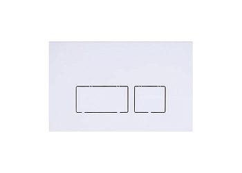 LOGAN SPACE Кнопка смыва двойная, White арт. 32966