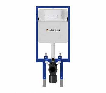 ALLEN BRAU PNEUMATIC PRO 2.0 Инсталляция для подв. унитаза, БЕЗ кнопки смыва, 1100х95х500мм (325595) арт. 33014