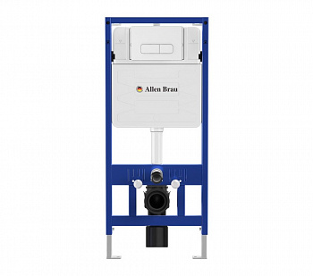 ALLEN BRAU PNEUMATIC PRO Инсталляция для подв. унитаза, БЕЗ кнопки смыва, 1112х95х500мм (325593) арт. 33032