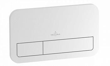 VB VICONNECT Клавиша смыва из высококачественного композиционного материала, 253x145x10 мм, белый арт. 33047