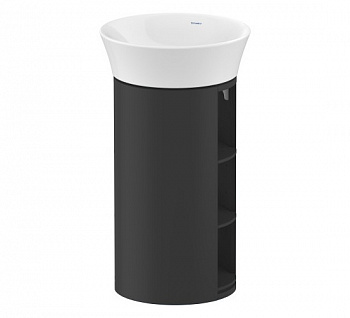 DURAVIT White Tulip Тумба под умывальник #236550, напольная, 350x410хH751 мм, Graphite Satin Matt арт. 33419