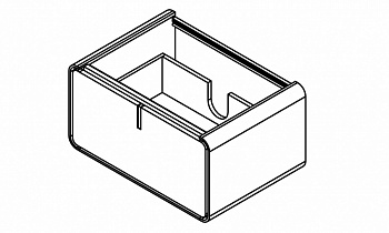 GAMADECOR CICLO BPS-1C Тумба под раковину 130x36x48 см, для столешницы 120 см, Wood арт. 33587