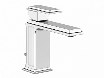 GESSI ELEGANZA Смеситель для раковины с донным клапаном на 1 1/4”, хром арт. 34641