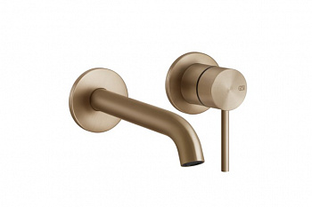 GESSI FLESSA Внешние части для встраиваемого смесителя с изливом, БЕЗ ДК, 726 Warm Bronze Br. PVD арт. 34735