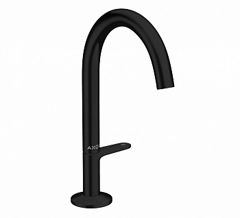 AXOR ONE Смеситель для раковины, 170, с ДК Push-Open, матовый черный арт. 34807