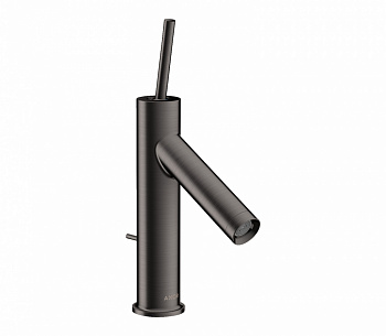 AXOR Starck Смеситель для раковины, однорычажный, 90, с тонкой рукояткой, с ДК, Brushed Black Chrome арт. 34826