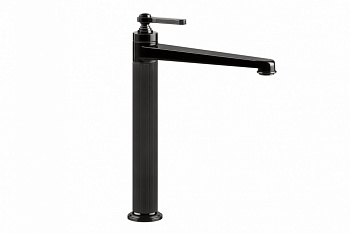 GESSI VENTI20 Cмеситель для раковины высокий, БЕЗ ДК, до излива 247 мм, 706 Black Metal PVD арт. 34843