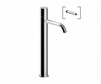 FANTINI NOSTROMO SMALL Смеситель для раковины на 1 отверстие, высокий излив, хром арт. 34910