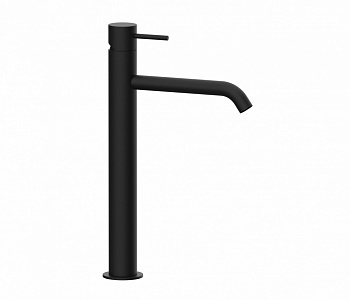 REMER X STYLE Смеситель высокий для раковины без ДК, вылет 165 мм, matt black арт. 34972